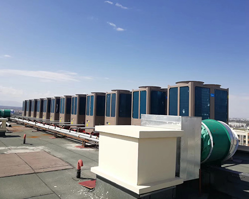 青海建設科技大廈三陽大酒店-空調(diào)機房系統(tǒng)（制冷+過度季節(jié)采暖）